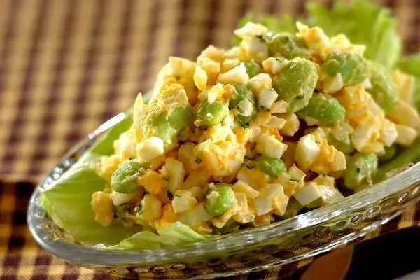 枝豆入り卵サラダ
