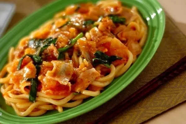 豚キムチうどん