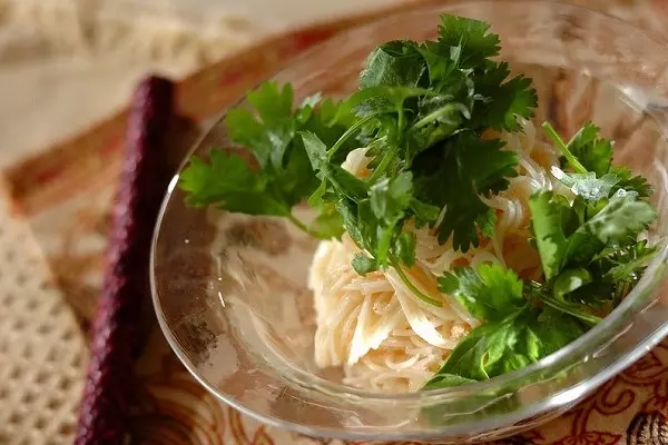 明太子のエスニック素麺