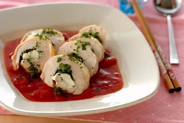 大葉クリチロールチキン