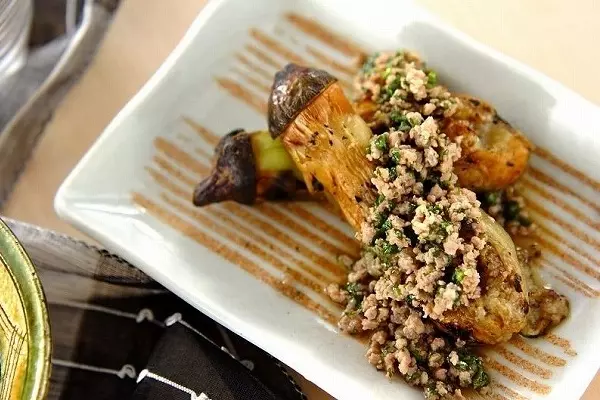 焼きナスのサラダ