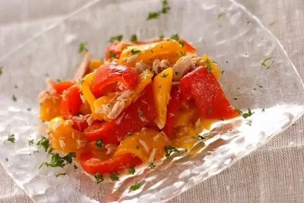 パプリカのツナマリネ