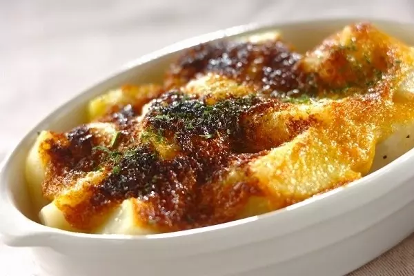 ジャガイモのカレーマヨネーズ焼き