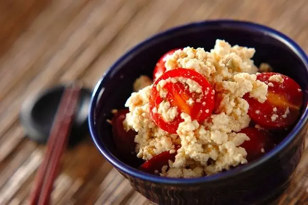 プチトマトの中華白和え