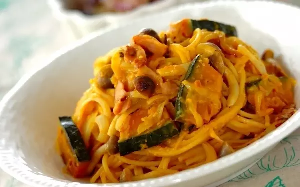 ほんのり甘くやさしい味、手軽に作れる「カボチャのクリームスパゲティー」