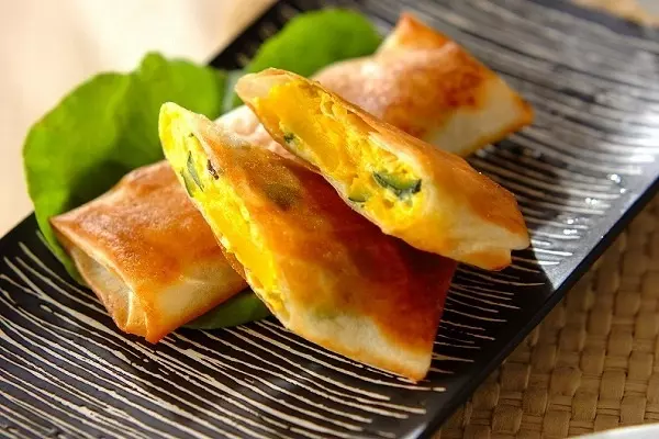 カボチャの春巻き