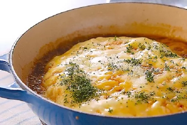 豆腐のピザ風焼き