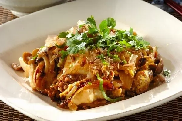 絹ごし豆腐のふんわりチャンプルー