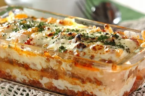 豆腐のラザニア