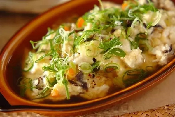 レンジ蒸し豆腐