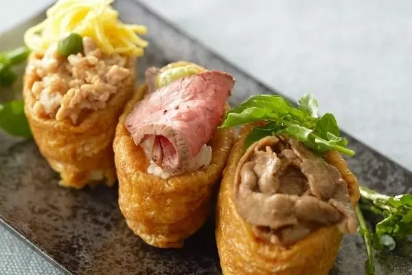 肉のせいなり寿司