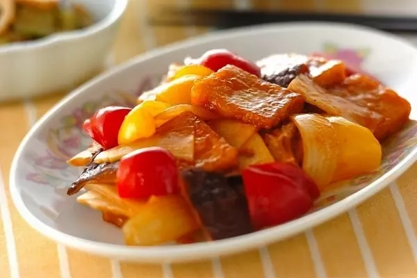 高野豆腐の酢豚風