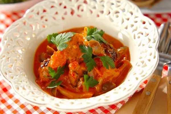 ミートボールのトマトクリーム煮