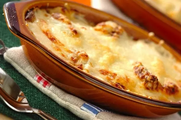 トロトロ白ネギの和風グラタン