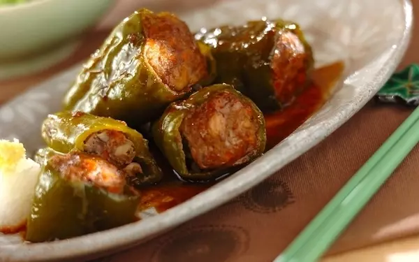 和風ソースであっさりと味わえる、食べやすい「和風ピーマンの肉詰め」