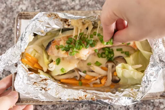 青ネギをトッピング