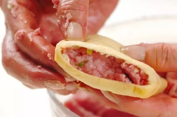 油揚げの肉詰めの作り方2