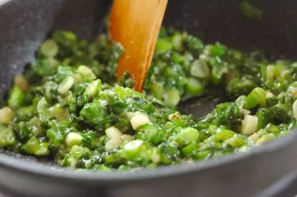 油揚げのネギみそ焼きの作り方1