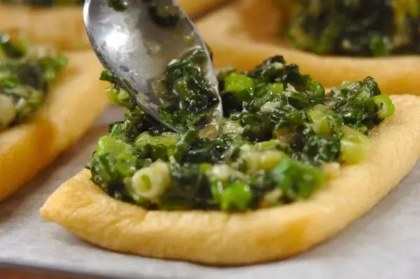 油揚げのネギみそ焼きの作り方2