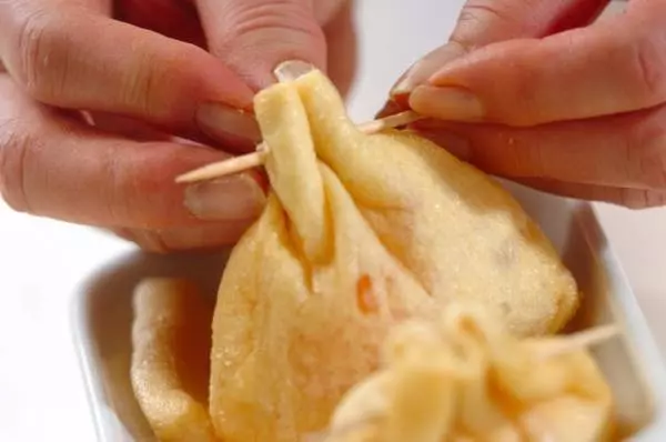 巾着卵の作り方1