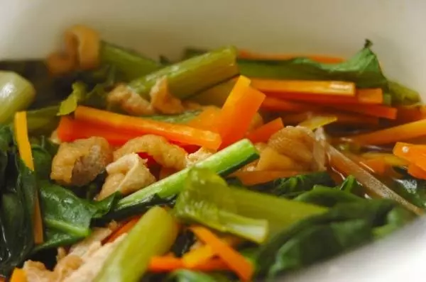 小松菜の煮びたしの作り方2