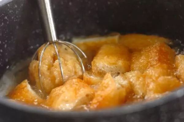 玉ネギのゴマみそ汁の作り方2