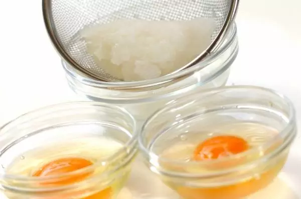 揚げだし卵の下準備1