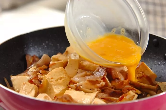 豆腐チャンプルーの作り方3