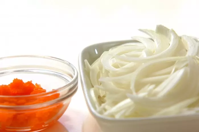 豚肉とホウレン草のカレーの下準備2