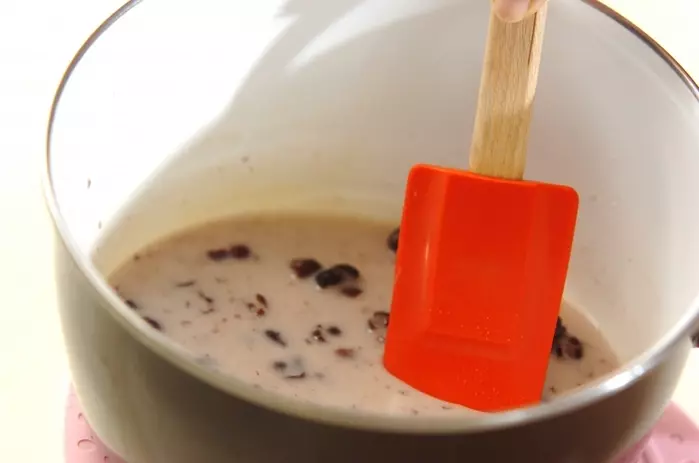 小豆入り葛餅の作り方1