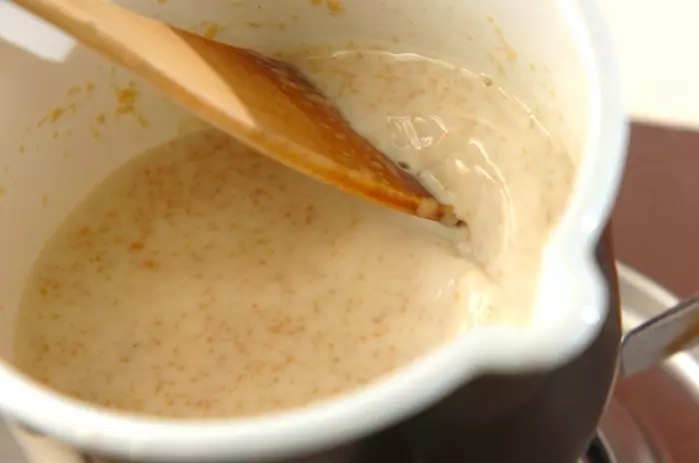 手作り白ゴマ豆腐の作り方1