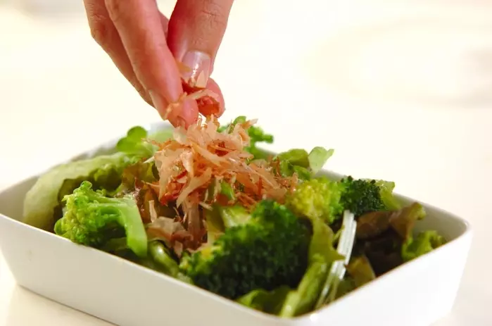 和風グリーンサラダの作り方2