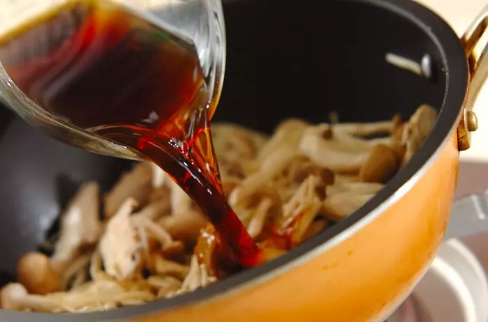 厚揚げのキノコだしがけの作り方2