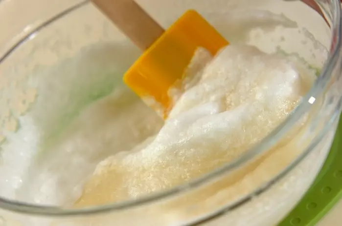 桃のふんわりデザートの作り方3