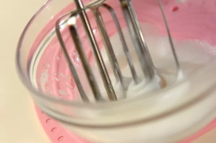 桃のふんわりデザートの作り方1