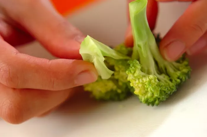 ミックスビーンズのサラダの下準備2