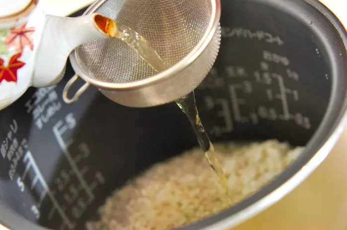 煎茶ご飯の作り方1
