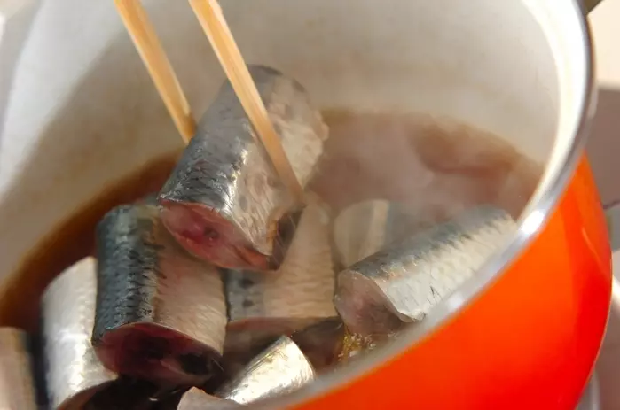 イワシのショウガ煮の作り方1