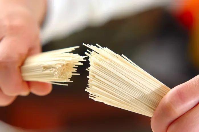 ハマグリ入りにゅうめんの下準備2