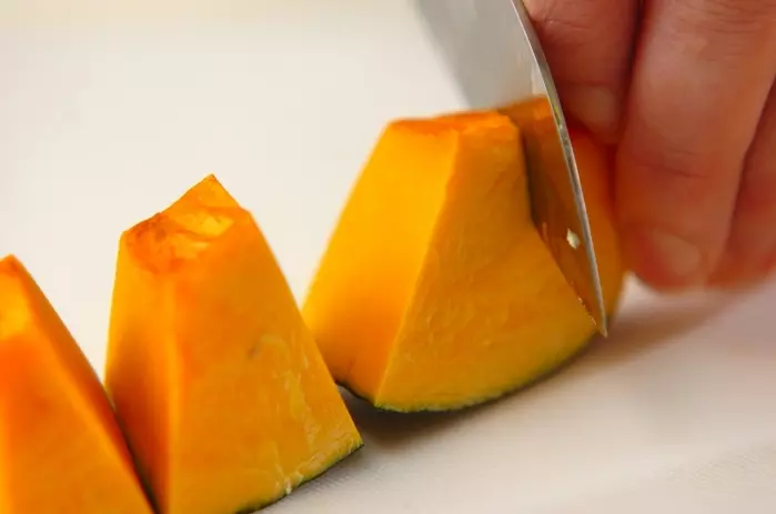 カボチャあんの白玉団子の作り方1