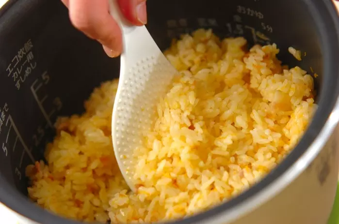 ニンジンピラフの作り方3