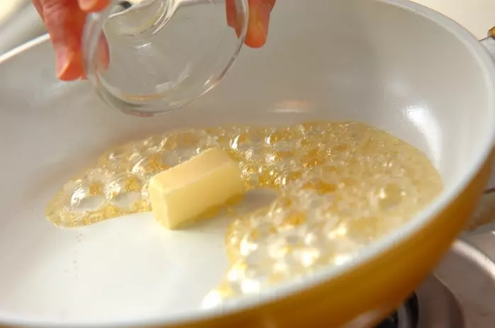 カラメルクルミバナナの作り方1