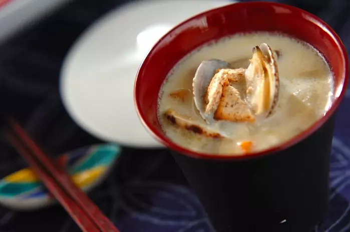 アサリのミルクスープ