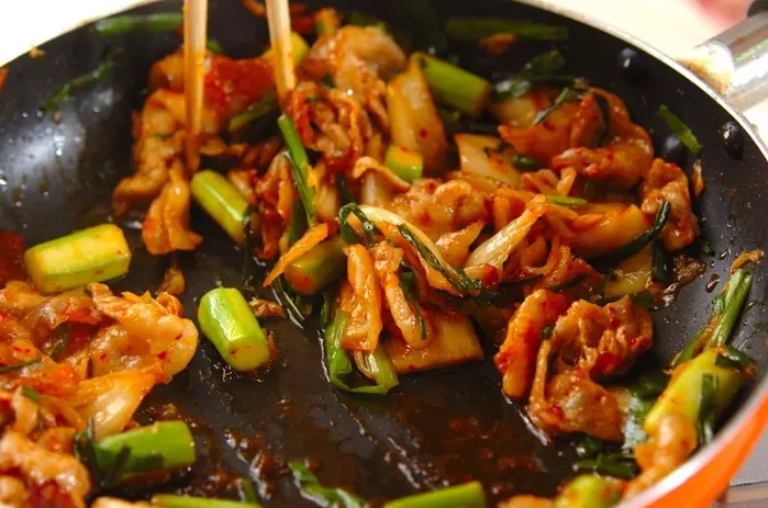 豚キムオムレツの作り方3