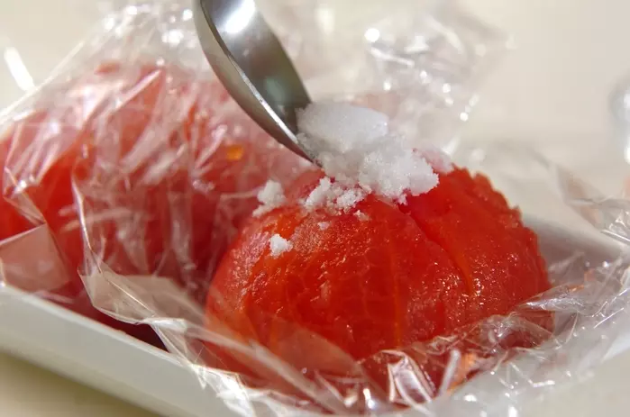 ひんやりトマトの作り方2