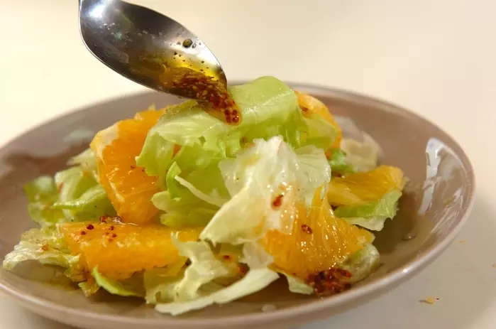 甘夏サラダの作り方1