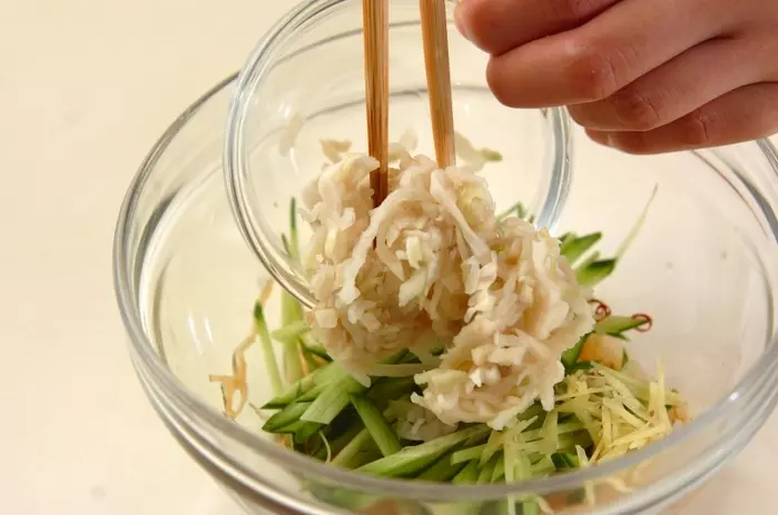 サキイカ入り切干し大根のハリハリの作り方1