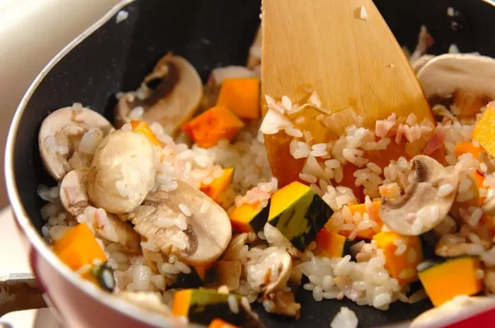 パンプキンリゾットの作り方2