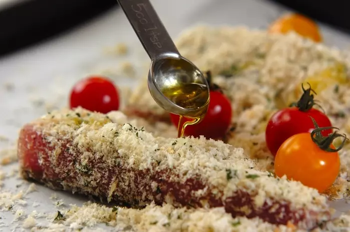 ハマチのハーブパン粉焼きの作り方2