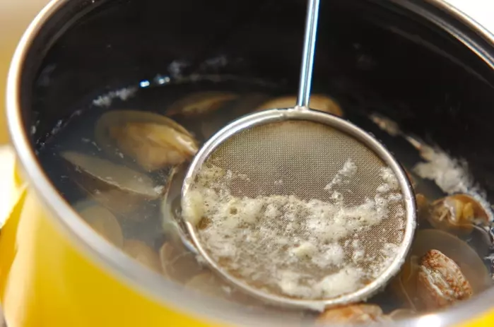 アサリのお吸い物の作り方1